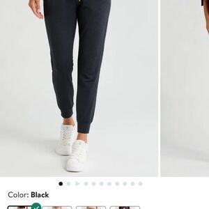 Zella Black Track Joggers